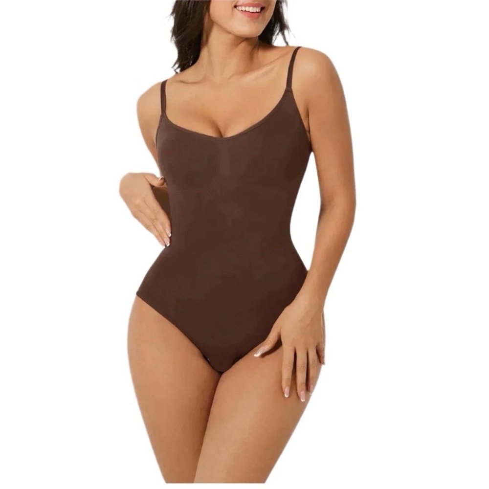 HeyShape Snatched Shapewear Bodysuit XL Brown Sculpting Seamless NWOT 14-16